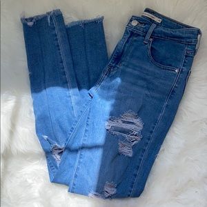 levi’s 721 high rise skinny jeans